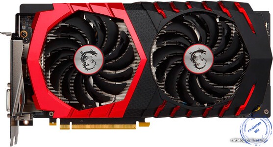 видеокарт MSI GeForce GTX 1060 Gaming X plus